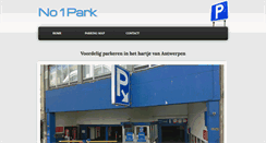 Desktop Screenshot of no1park.com